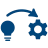 Performance Management & Continuous Improvement Icon